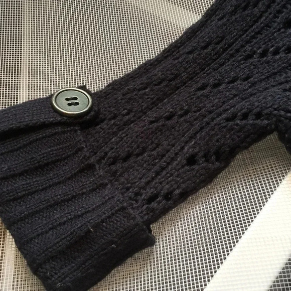 ❄️ Navy blue short sleeve‎ cowl neck open sweater ❄️ - Picture 7 of 8